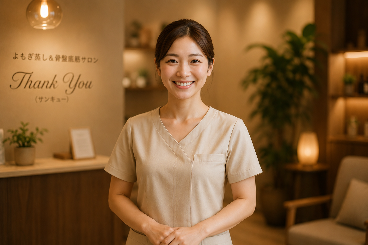 笑顔でお迎えするスタッフのイメージ